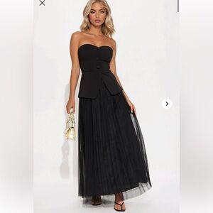 Fashion Nova Black Maxi Skirt